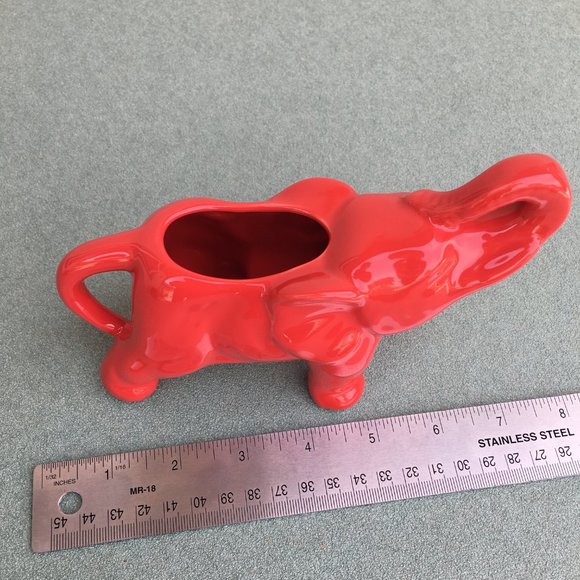 NWT - Cherry Red Elephant Creamer - Picture 4 of 5